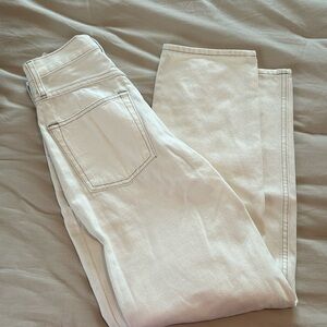 Abercrombie & Fitch White Jeans size 24